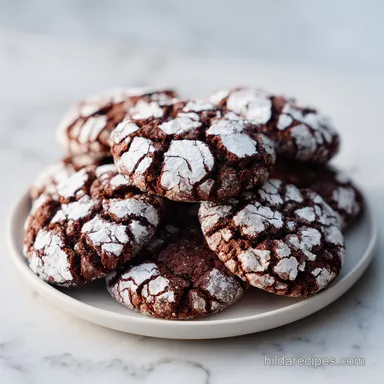 Easy Chocolate Crinkle Cookies: Fudgy Cocoa Recipe in 25 Minutes