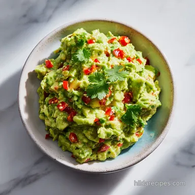 Easy Guacamole in 5 Minutes for 4 Servings