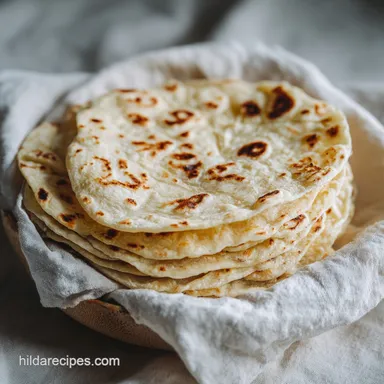 Easy Homemade Flour Tortillas: Soft and Ready in 30 Minutes Recipe Card
