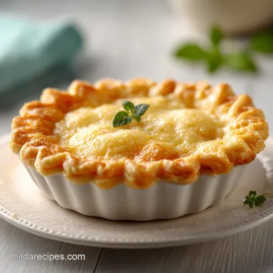 Easy Pie Crust for 16 Servings with All Butter Flaky Dough Recipe Card