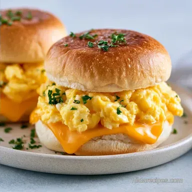 Egg and Cheese Sliders in 30 Minutes