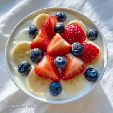 Fruit Yogurt Parfait in 10 Minutes Recipe Card