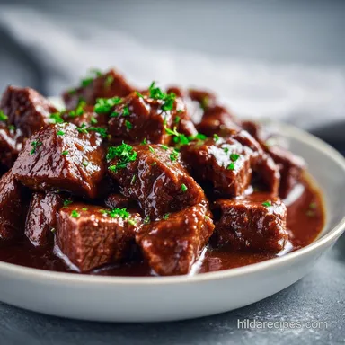 Guinness Beef Stew for 6 Servings: Tender and Slow-Cooked Recipe Card