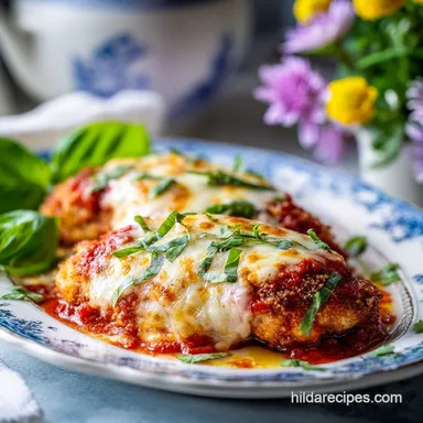 Healthy Chicken Parmesan Recipe for 4 Servings