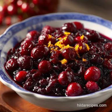 Honey Bourbon Cranberry Sauce: Make-Ahead Recipe Card