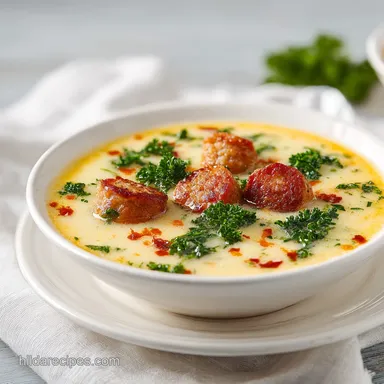 Italian Sausage and Potato Soup in 35 Minutes Recipe Card