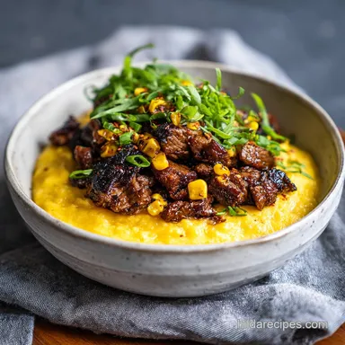 Korean BBQ Beef Bowl with Creamy Sauce in 20 Min Recipe Card