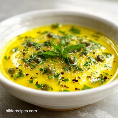 Lemon Caper Butter Sauce in 10 Minutes Recipe Card