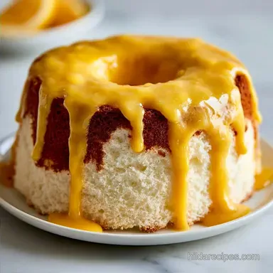 Lemon Curd Angel Food Cake in 1 Hour