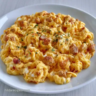 Loaded Egg Scramble for 4 Servings