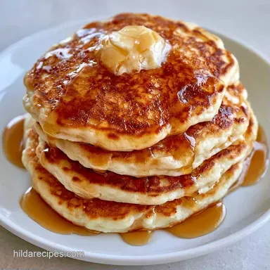 Maple Syrup Pancakes in 20 Minutes Recipe Card