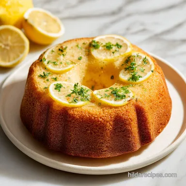 Lemon Pound Cake with Greek Yogurt in 60 Minutes