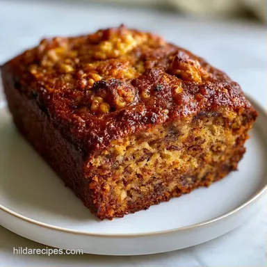 Walnut Banana Bread in 75 Minutes Recipe Card