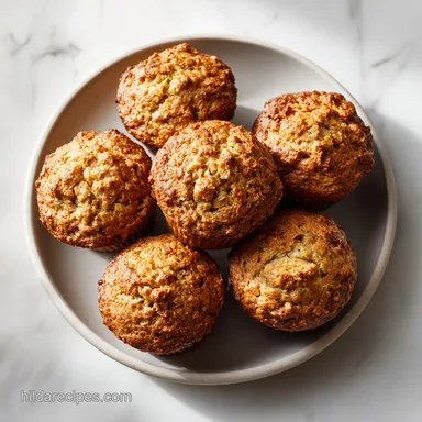 Old Fashioned Rhubarb Muffins: Moist Baked Muffins in 37 Minutes Recipe Card