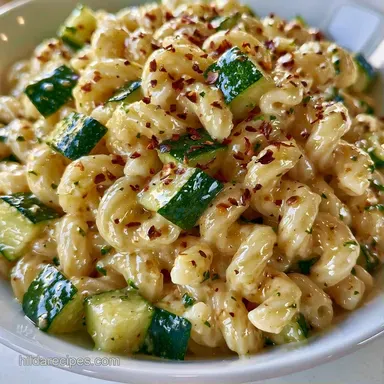 One Pot Summer Veggie Pasta in 30 Minutes Recipe Card