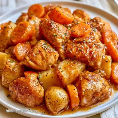 OnePot Chicken Stew with Potatoes