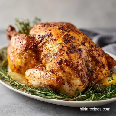 Oven Roasted Turkey Breast for 7 Servings with Herb Butter