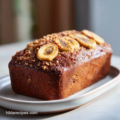Pumpkin Banana Bread Recipe for 12 Servings Recipe Card