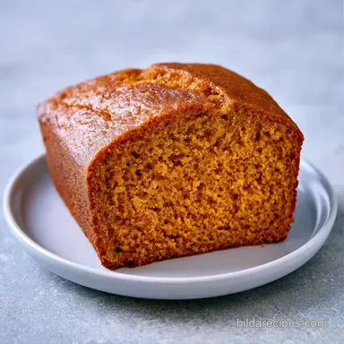 Pumpkin Quick Bread for 12 Servings Recipe Card