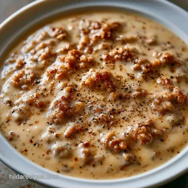 Savory Sausage Gravy in 20 Minutes