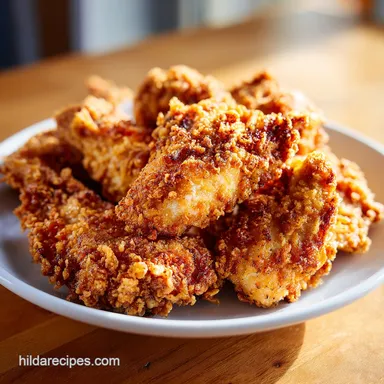 Shatter-Crisp Oven Fried Chicken for 4 Servings