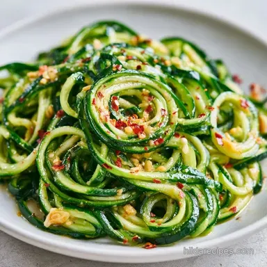 Simple Zoodles Recipe in 13 Minutes Recipe Card