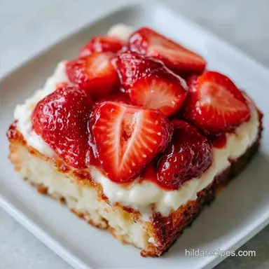 Strawberry Angel Food Cake Dessert for 12