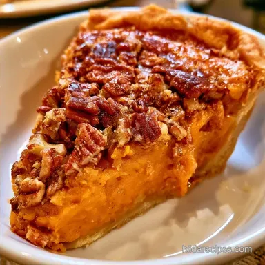 Sweet Potato Pecan Pie for 8 Servings