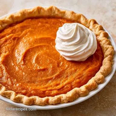 Sweet Potato Pie with Maple Whipped 8 Recipe Card