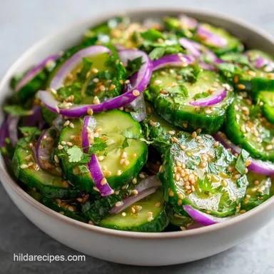 Thai Cucumber Salad in 10 Minutes Recipe Card