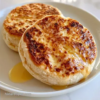 Toasted English Muffins with Cornmeal