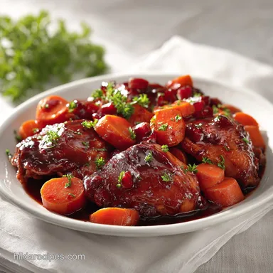 Coq Au Vin for 6 Servings Recipe Card