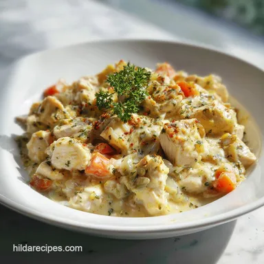 Turkey a la King Recipe in Just 25 Minutes Recipe Card