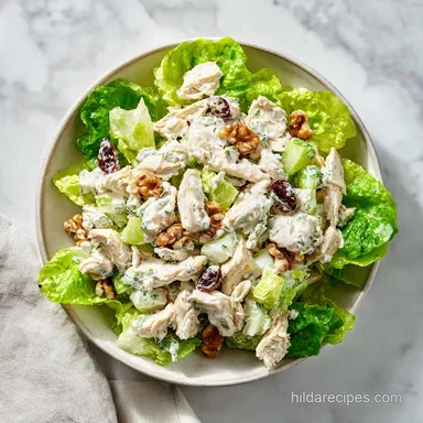 Ultimate Chicken Salad Recipe for 6 Servings Recipe Card