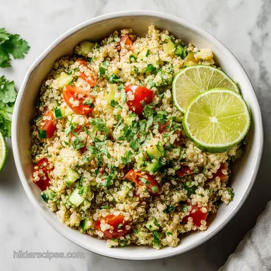 Cilantro Lime Quinoa Salad for 6 Servings