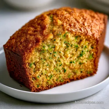 Zucchini Quick Bread for 10 Servings Recipe Card