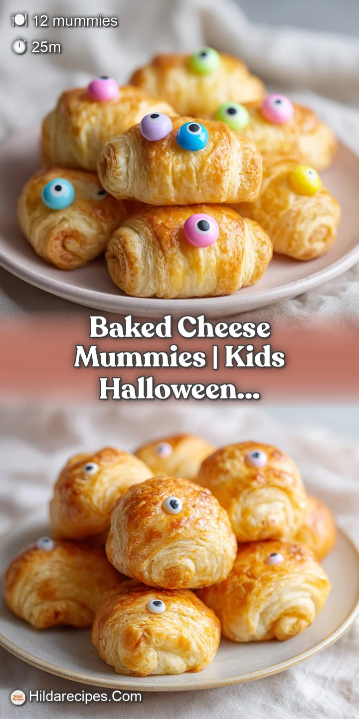 Macro shot of a golden-brown pastry wrap featuring gooey melted cheese and a small olive slice for an eye.