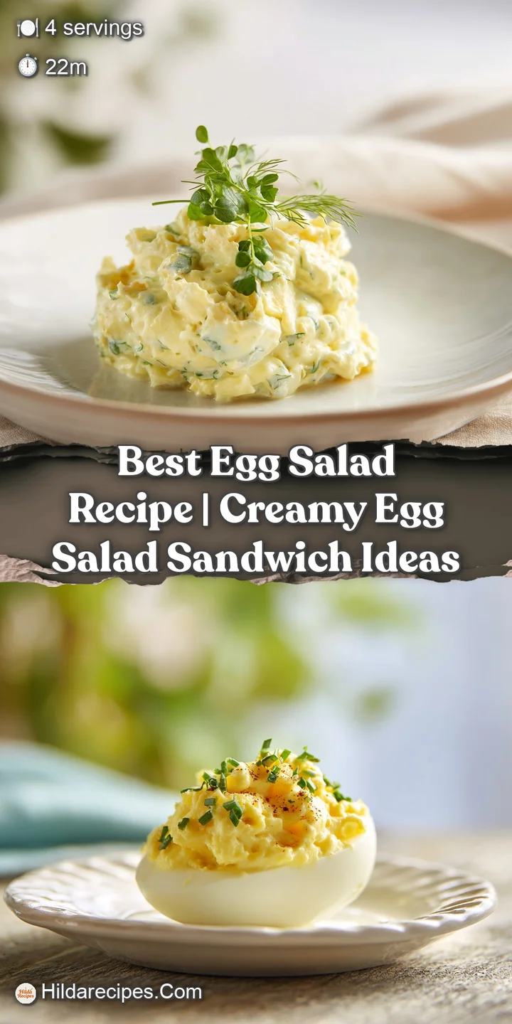 Close-up of a glistening mound of egg salad, showing its creamy texture and finely chopped elements.