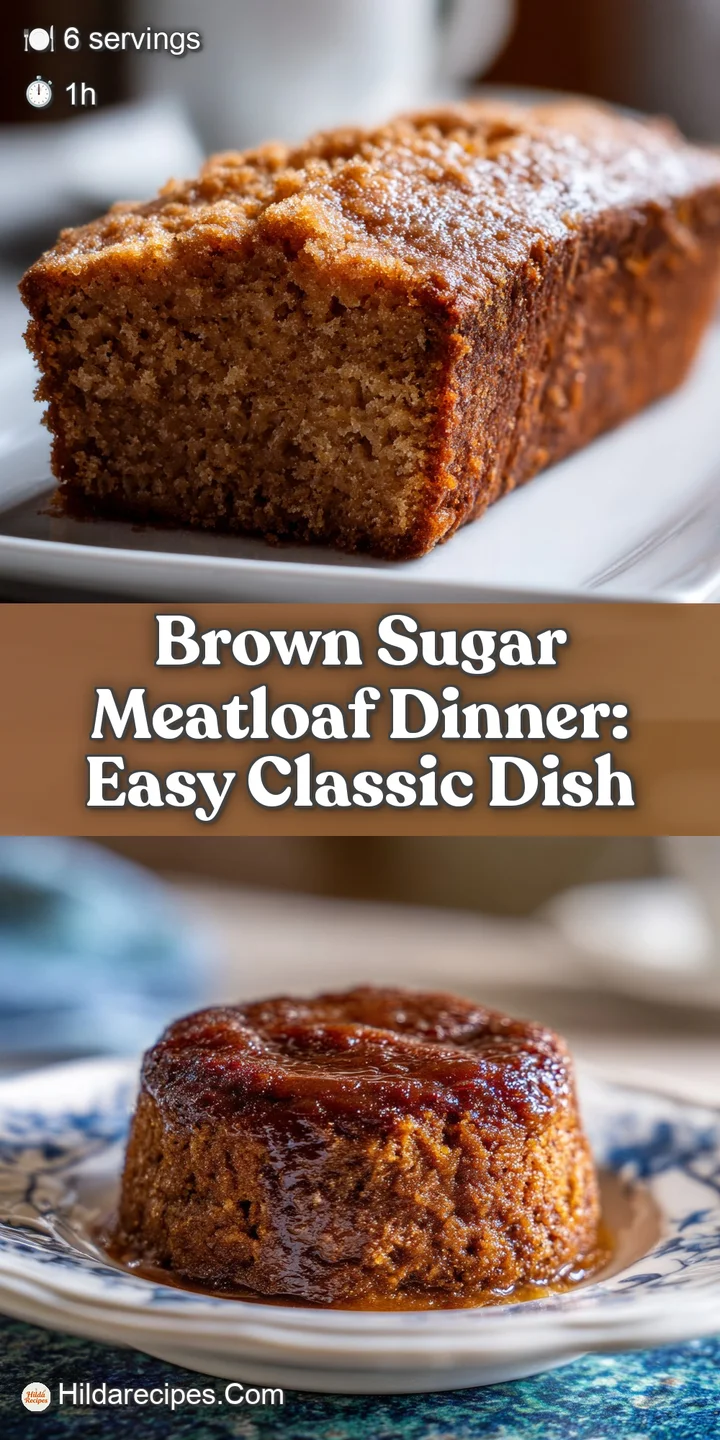 Close-up of brown sugar glazed meatloaf, showcasing the dark, sticky glaze and savory texture, steaming and ready to serve.