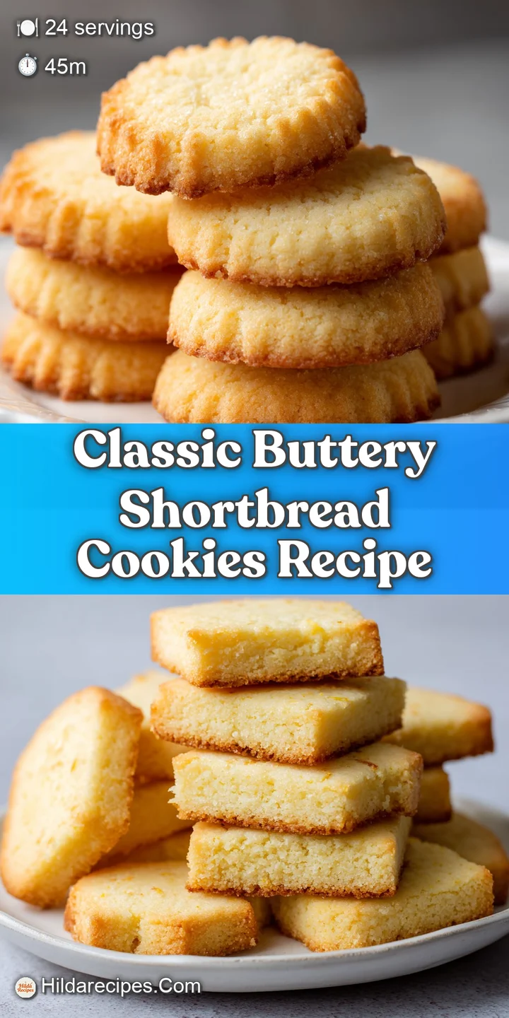 Close-up of a shortbread cookie: golden-brown, with a slightly cracked surface. Crumbly, buttery texture visible. A sweet,...