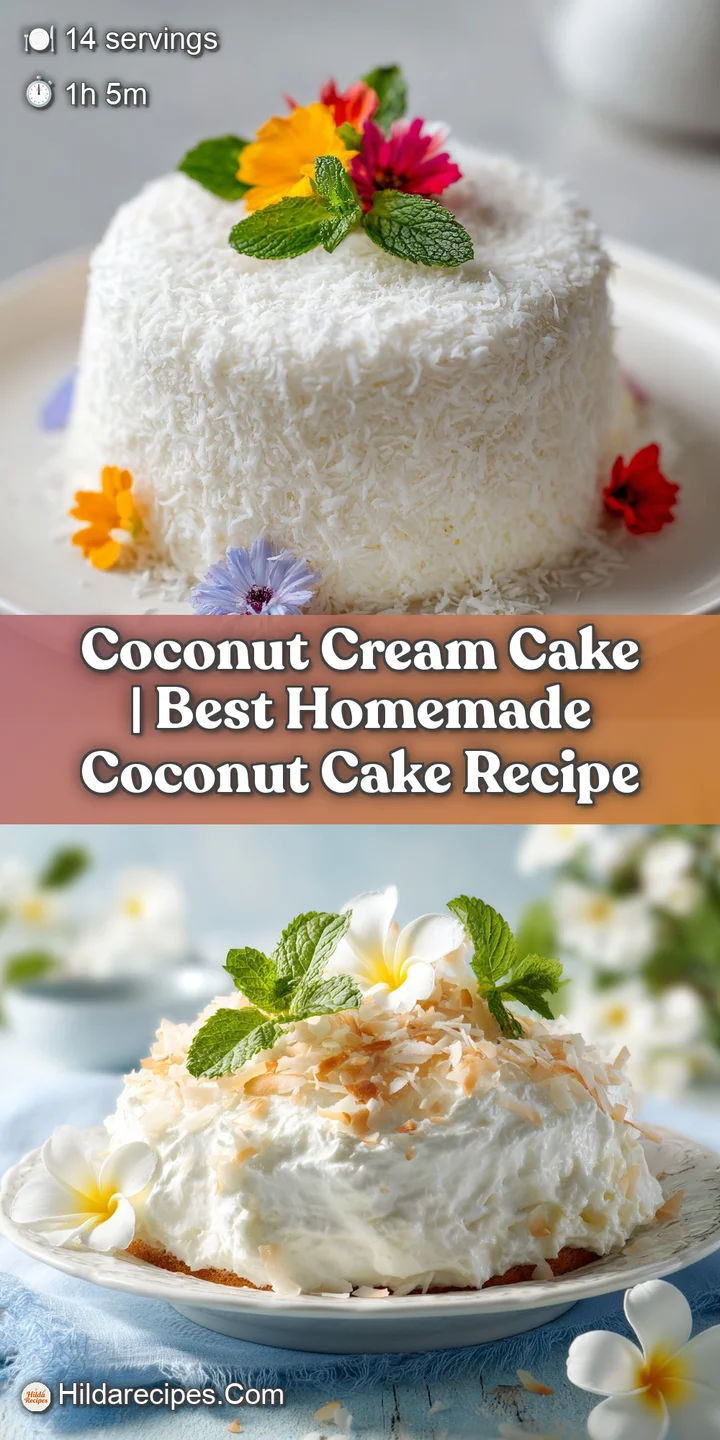 Close-up of a fork piercing tender white cake layered with rich cream cheese frosting and toasted coconut.