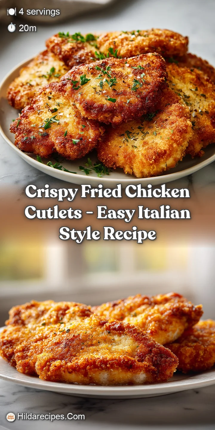 Close-up of a perfectly fried chicken cutlet, showing its textured, crunchy crust and juicy interior.