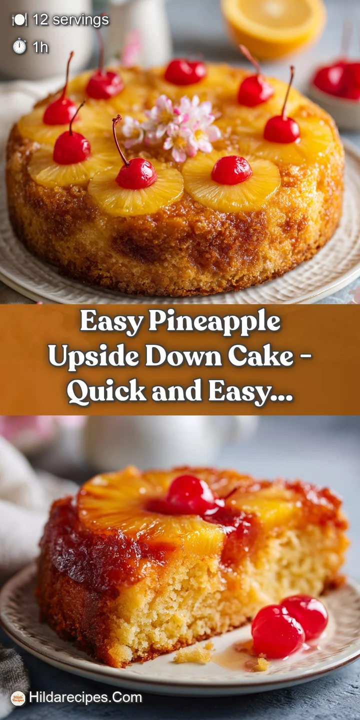 Close-up of glistening, caramelized pineapple and soft, golden cake with a vibrant red cherry accent.