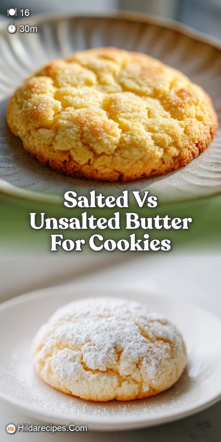 Close-up of a salted cookie revealing coarse salt grains and a slightly chewy edge. Hints of melted butter and caramelizat...