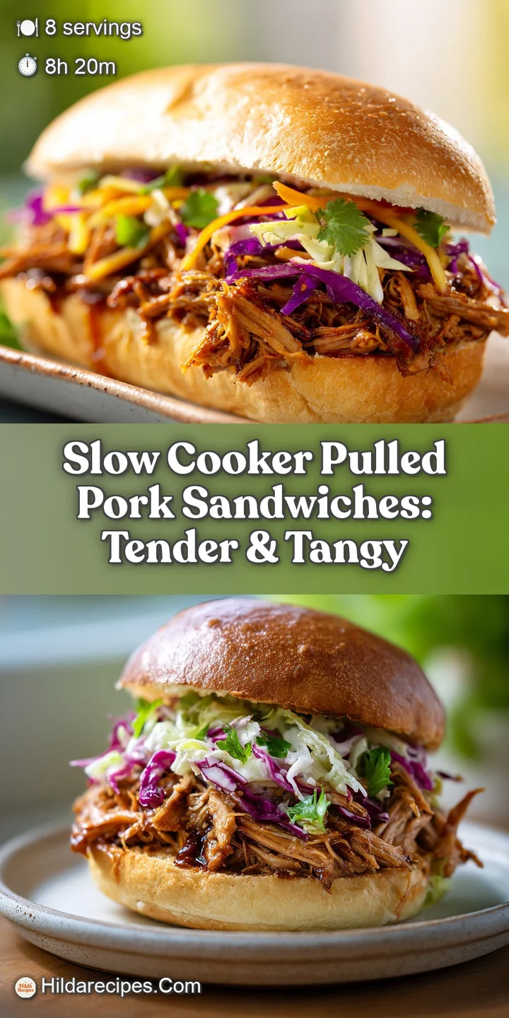 Macro shot of steaming, succulent pork shoulder shreds dripping in a thick, glossy amber sauce on a buttery brioche bun.