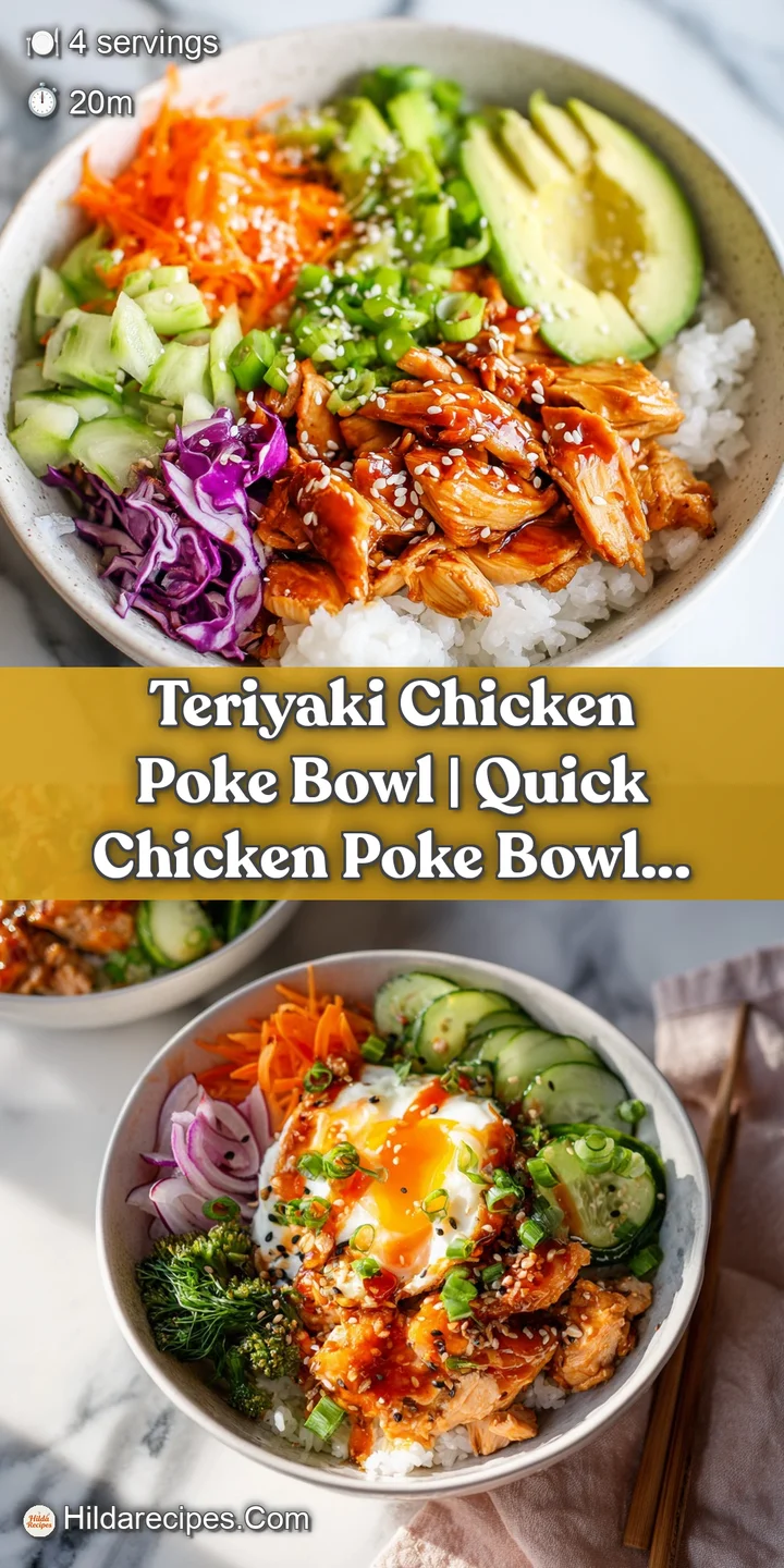 Close-up of tender teriyaki chicken atop a bed of rice, highlighting the savory glaze and fresh ingredients.