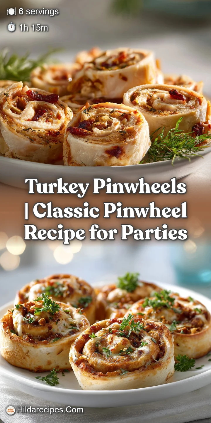 Close-up of layered turkey pinwheels, revealing a creamy, speckled herb filling and tender meat.