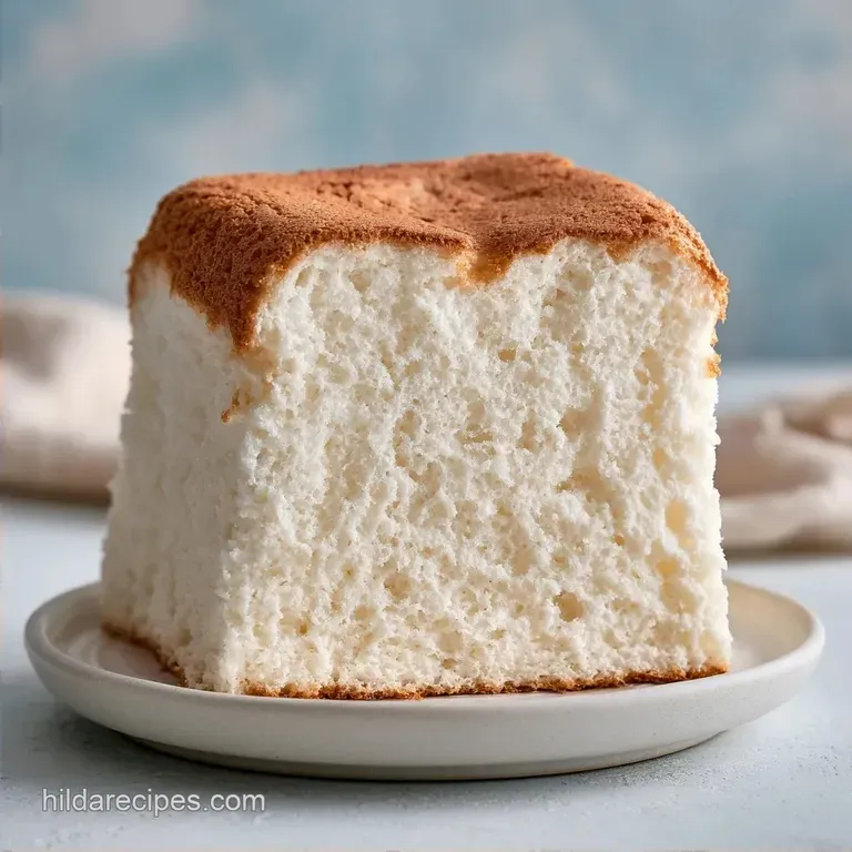 Angel Food Cake in a Loaf: Fluffy Version
