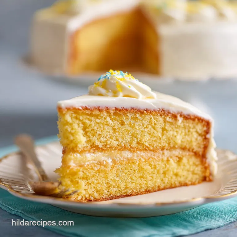 Best Yellow Cake Recipe: Velvety and Moist