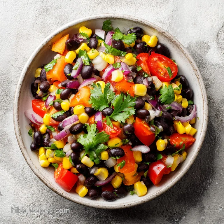 Black Bean Corn Salad Recipe: Zesty and Refreshing